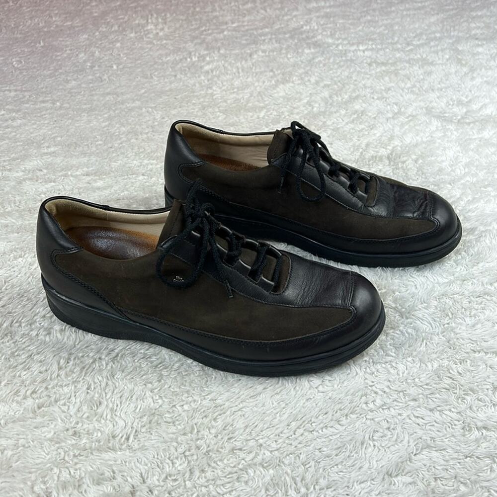 Finn Comfort leather oxford walking shoe, size 9